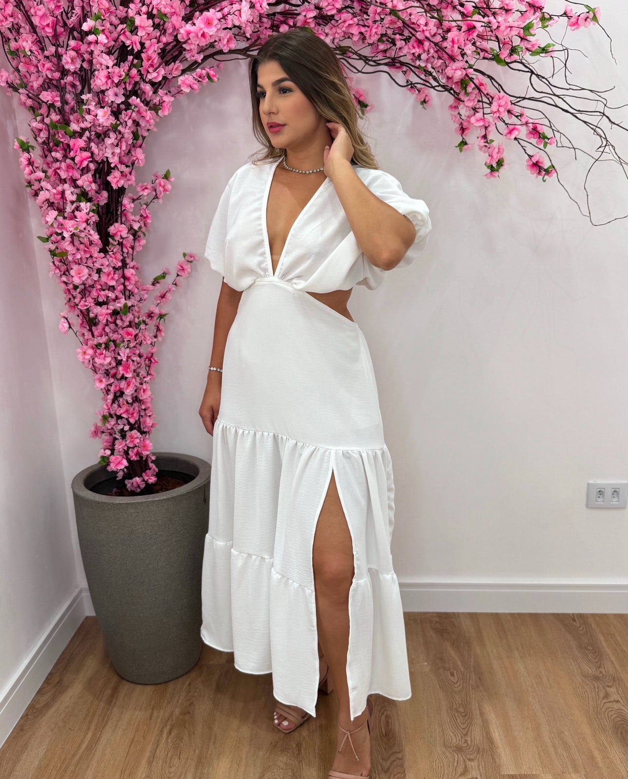 Vestido Aurora - Branco