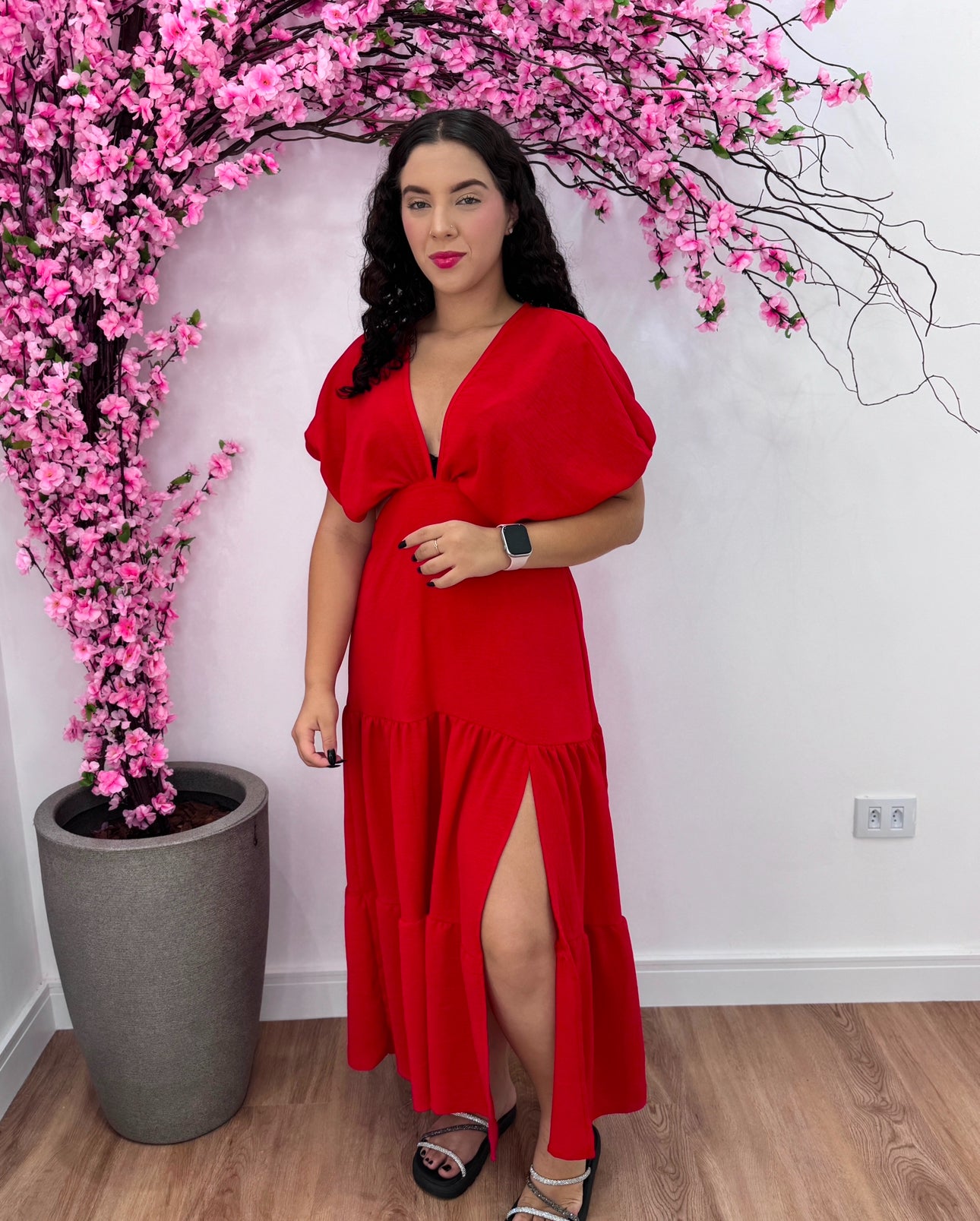 Vestido Aurora - Vermelho