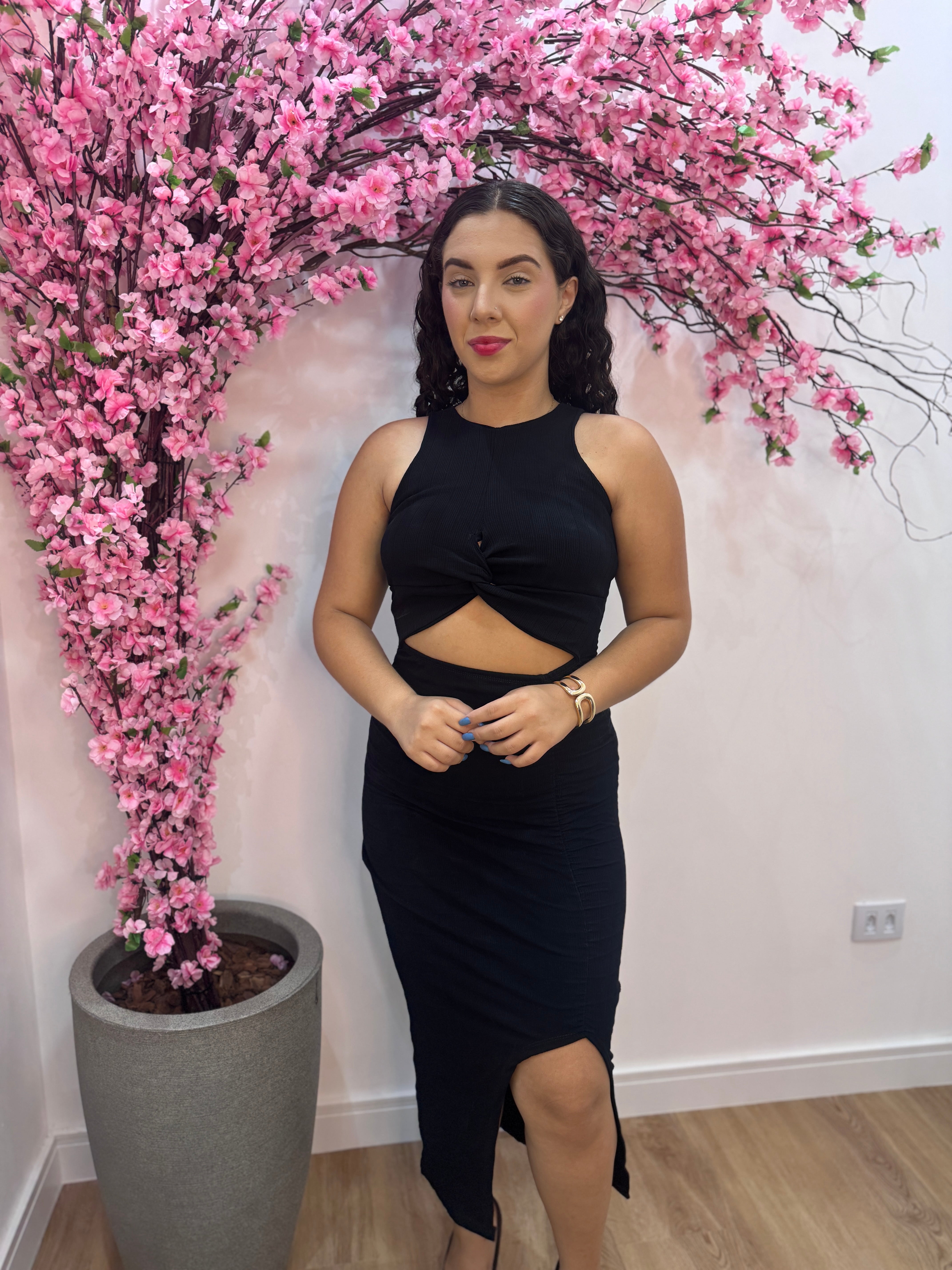 Vestido Midi Laura - Preto