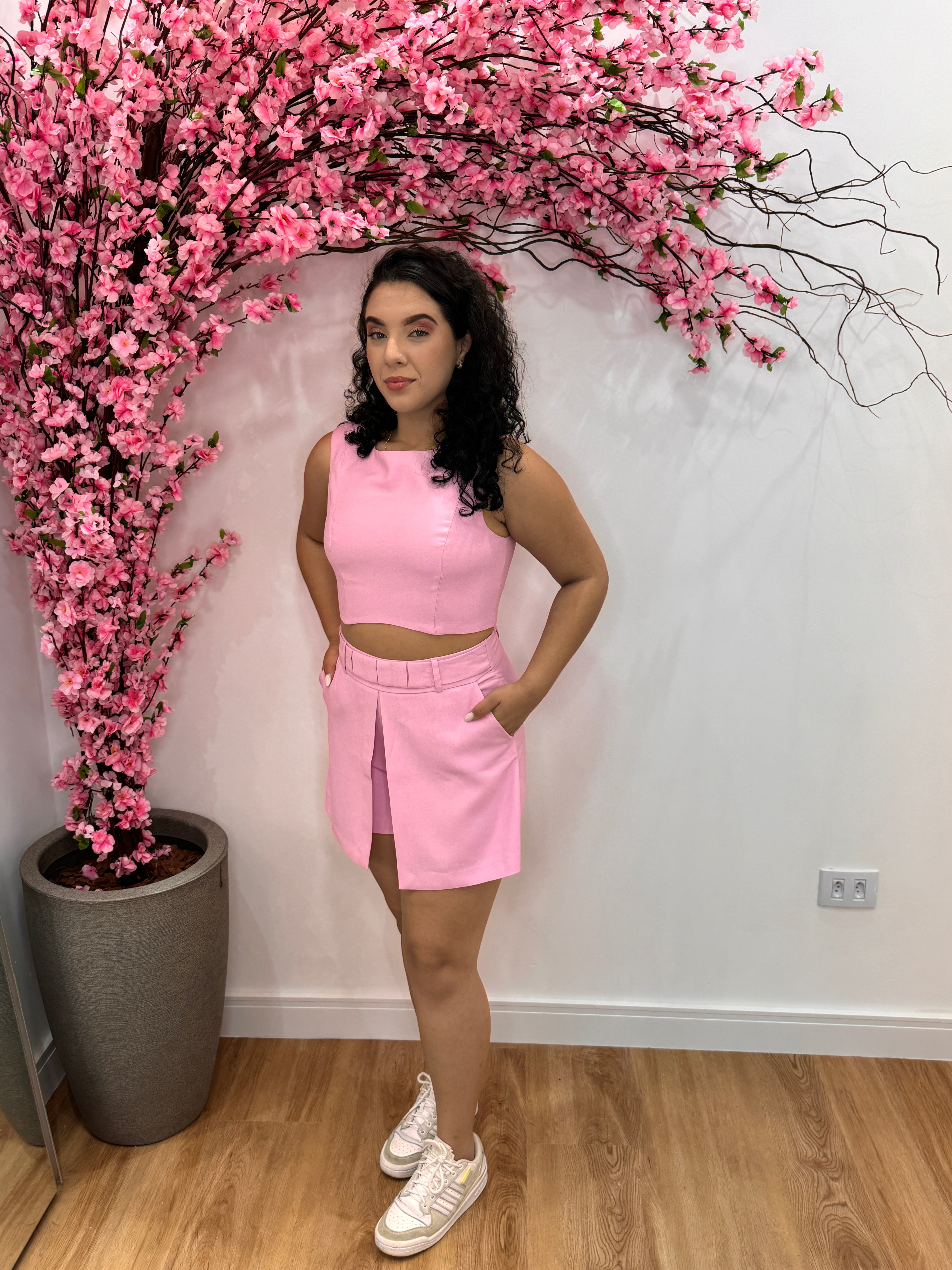 Conjunto Manuela - Rosa Bebê