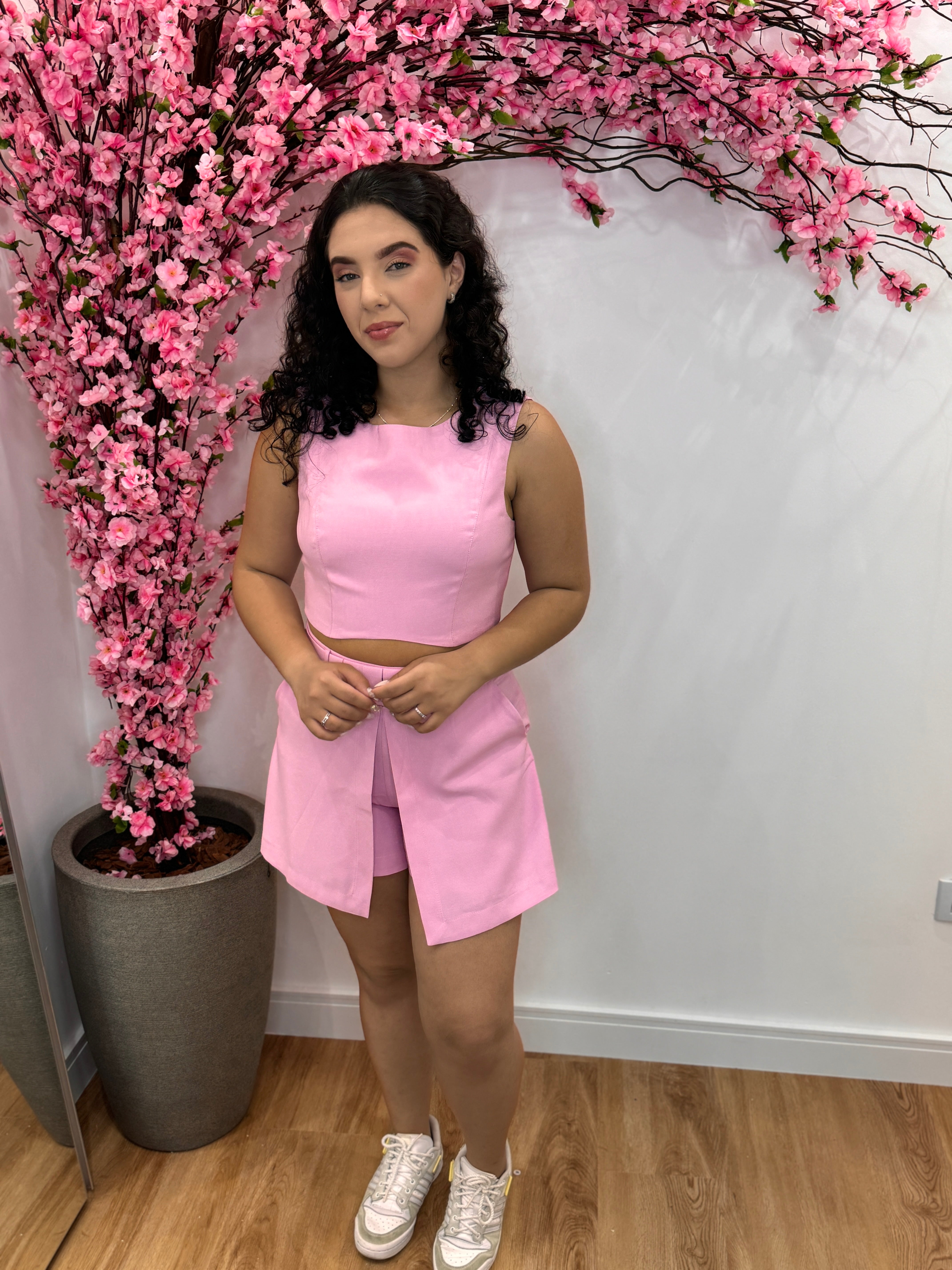 Conjunto Manuela - Rosa Bebê