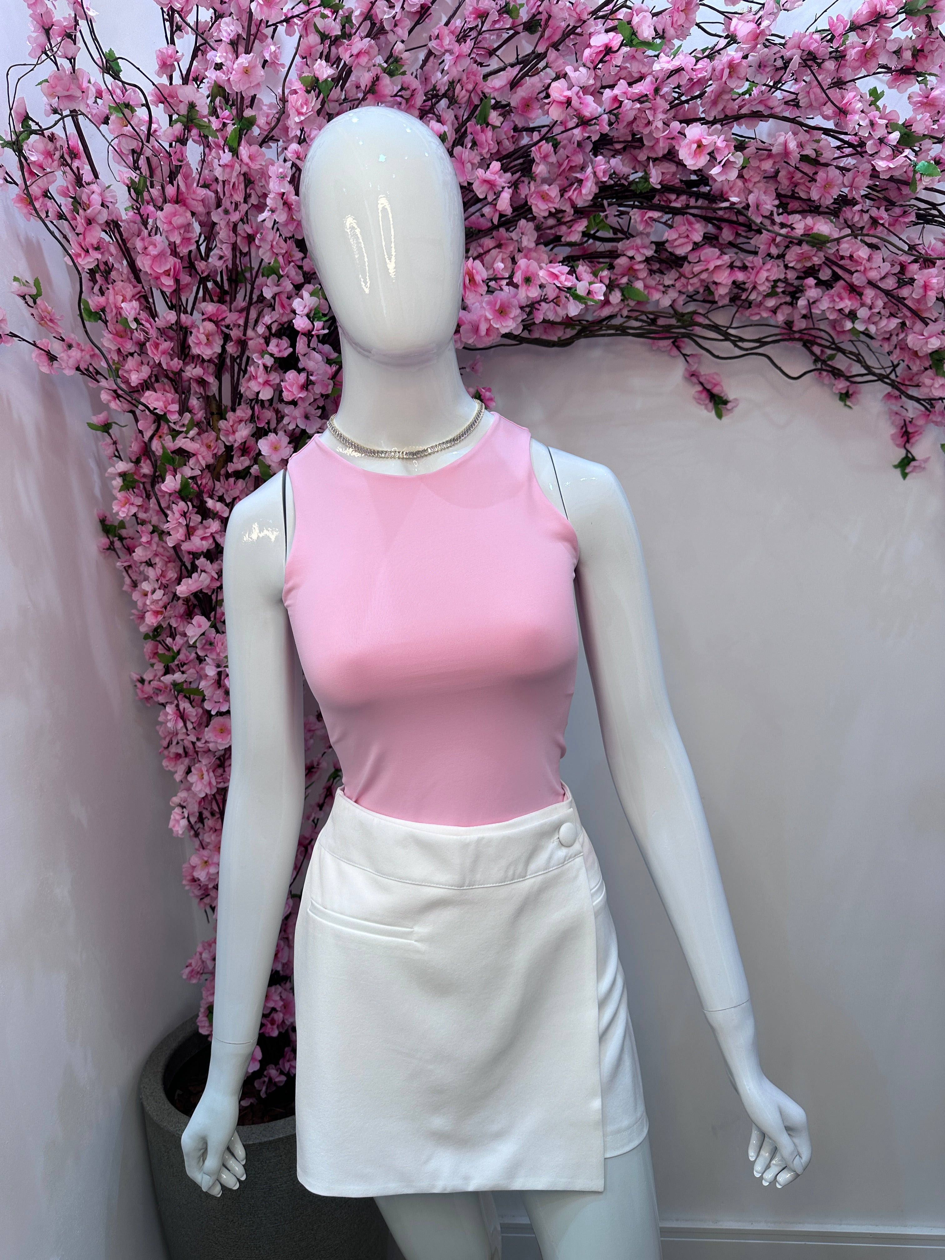 Shorts Saia Dany  - Branco