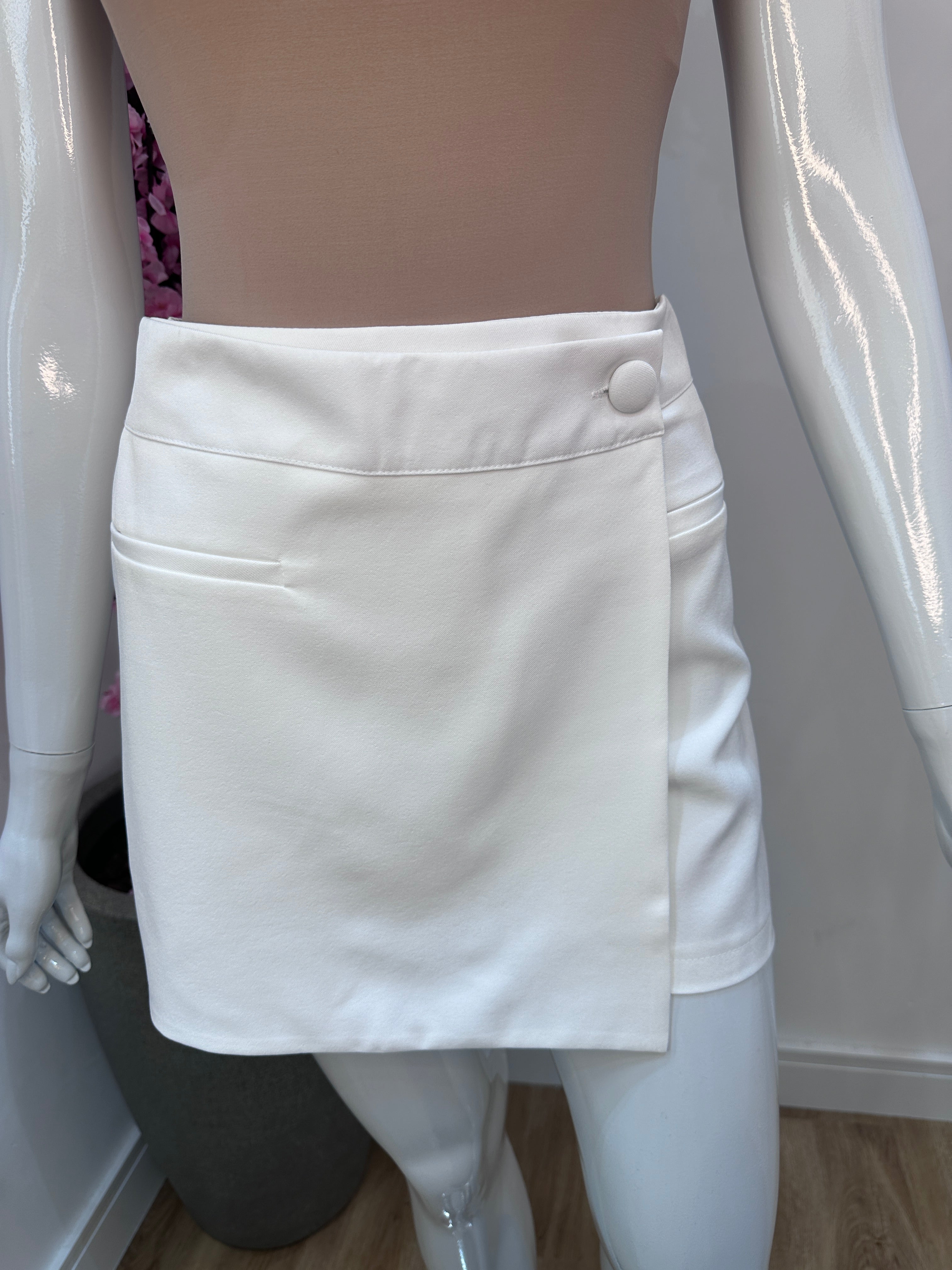 Shorts Saia Dany  - Branco