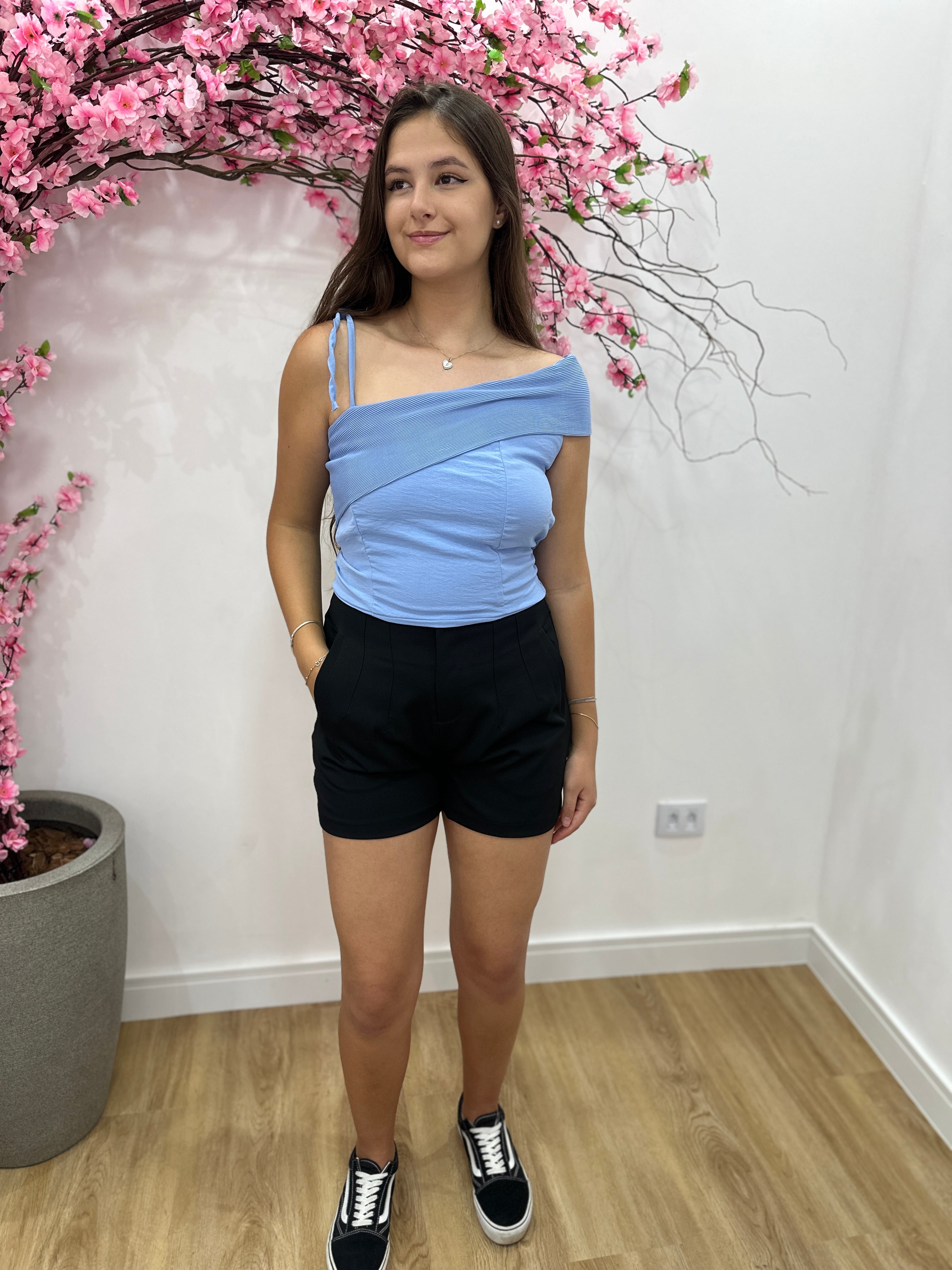 Shorts Alfaiataria Zara - Preto