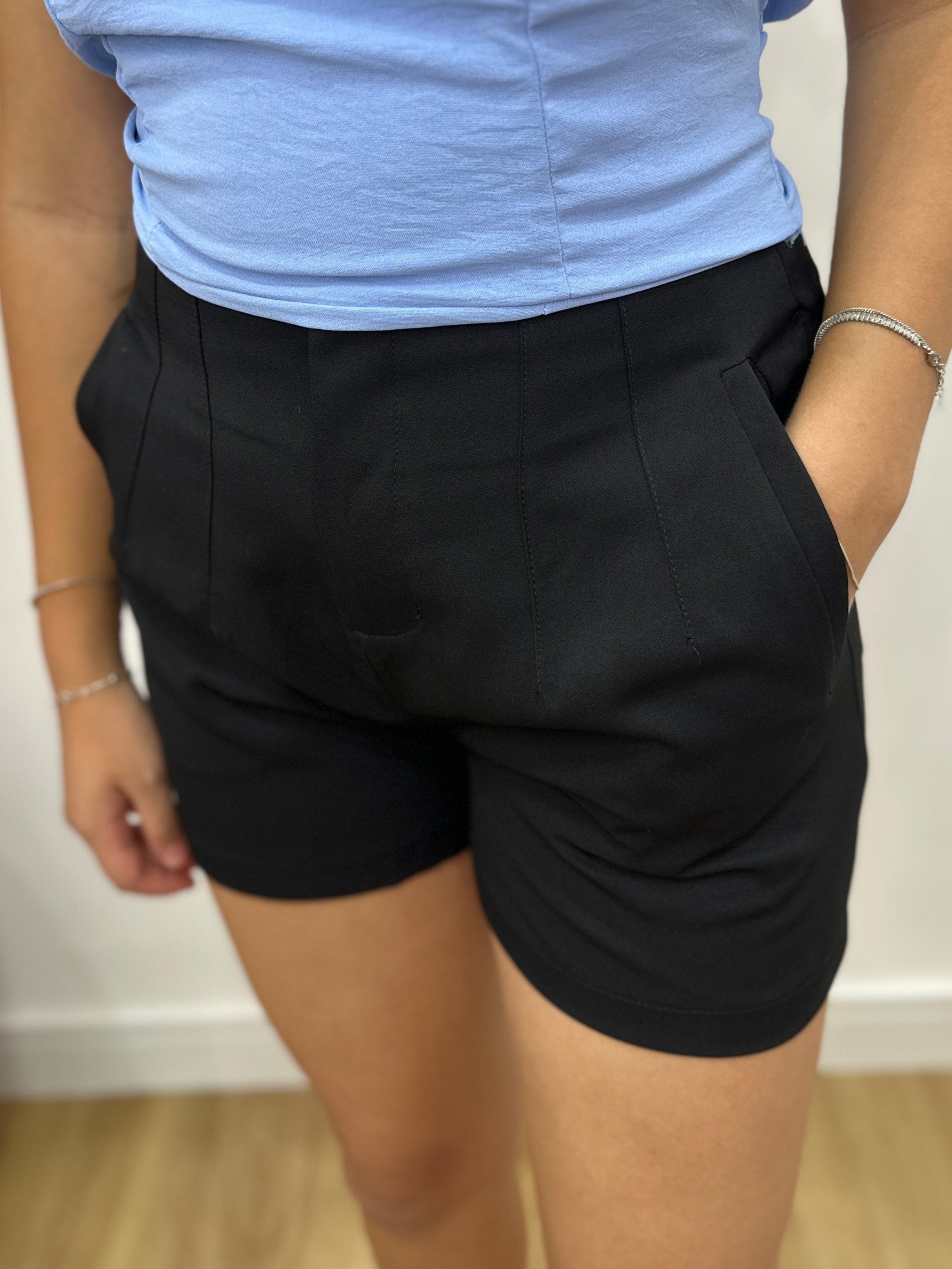 Shorts Alfaiataria Zara - Preto