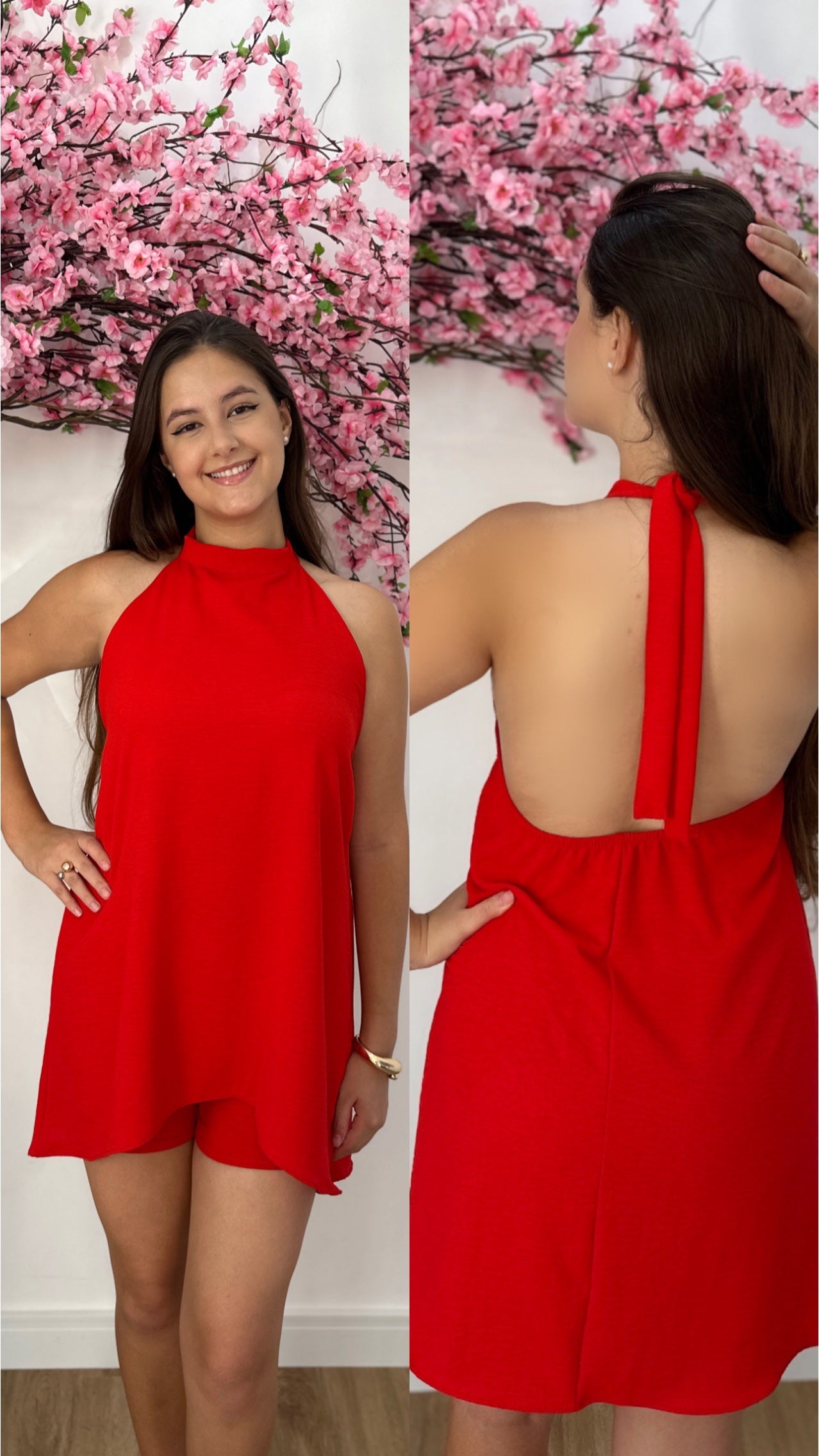 Conjunto Bruna - Vermelho